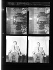 Supper Meeting; Man sitting in chair (4 Negatives) (April 5, 1954) [Sleeve 14, Folder d, Box 3]